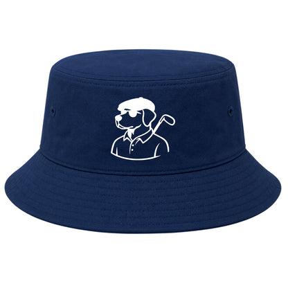Navy Country Club Dog Golf Bucket Hat