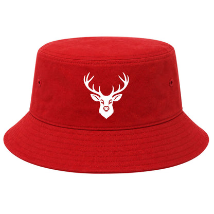 Red Dear With Antlers Golf Bucket Hat