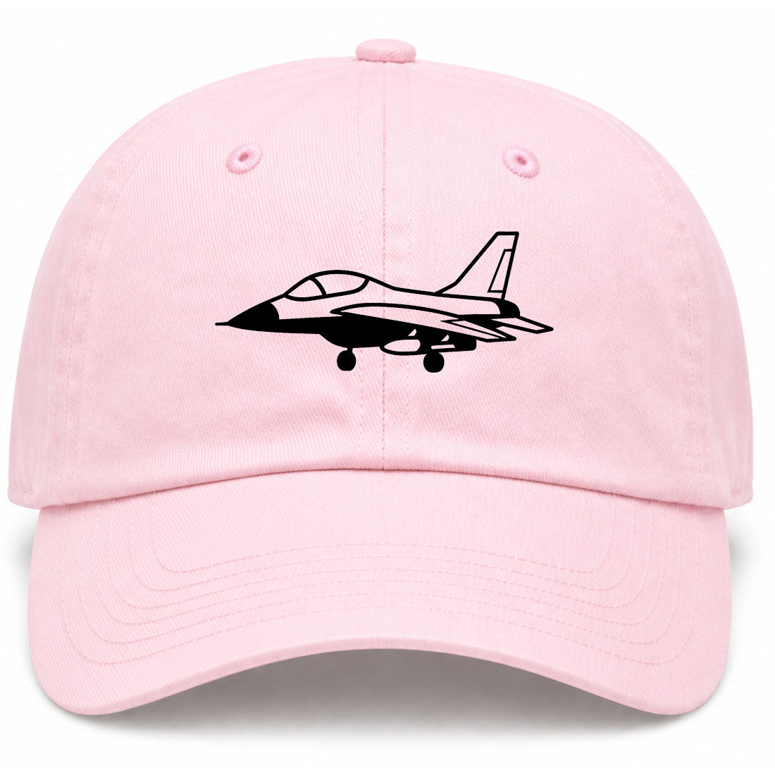Pink Fighter Jet Air Force Golf Dad Hat