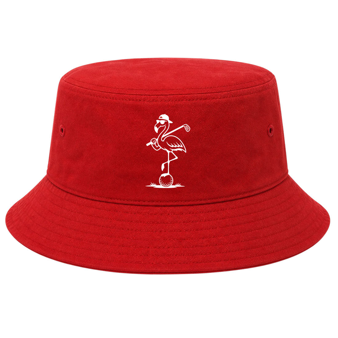 Red Flamingo Golf Bucket Hat