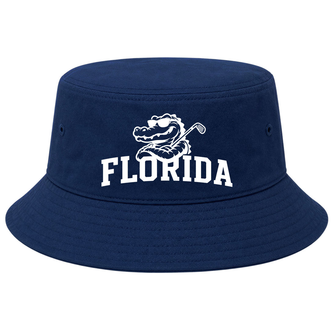 Navy Florida Alligator Golf Club Golf Bucket Hat