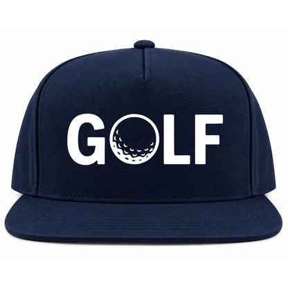 Navy Blue GOLF Logo Golf Snapback Hat