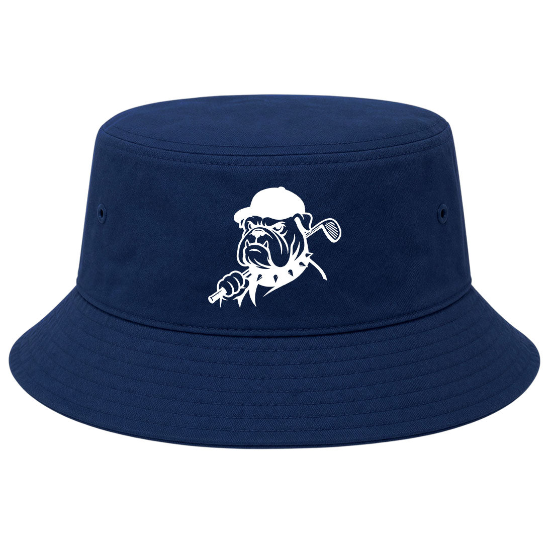 Navy Georgia Dog Mascot Golf Bucket Hat