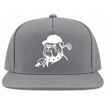 Grey Georgia Dog Mascot Golf Snapback Hat