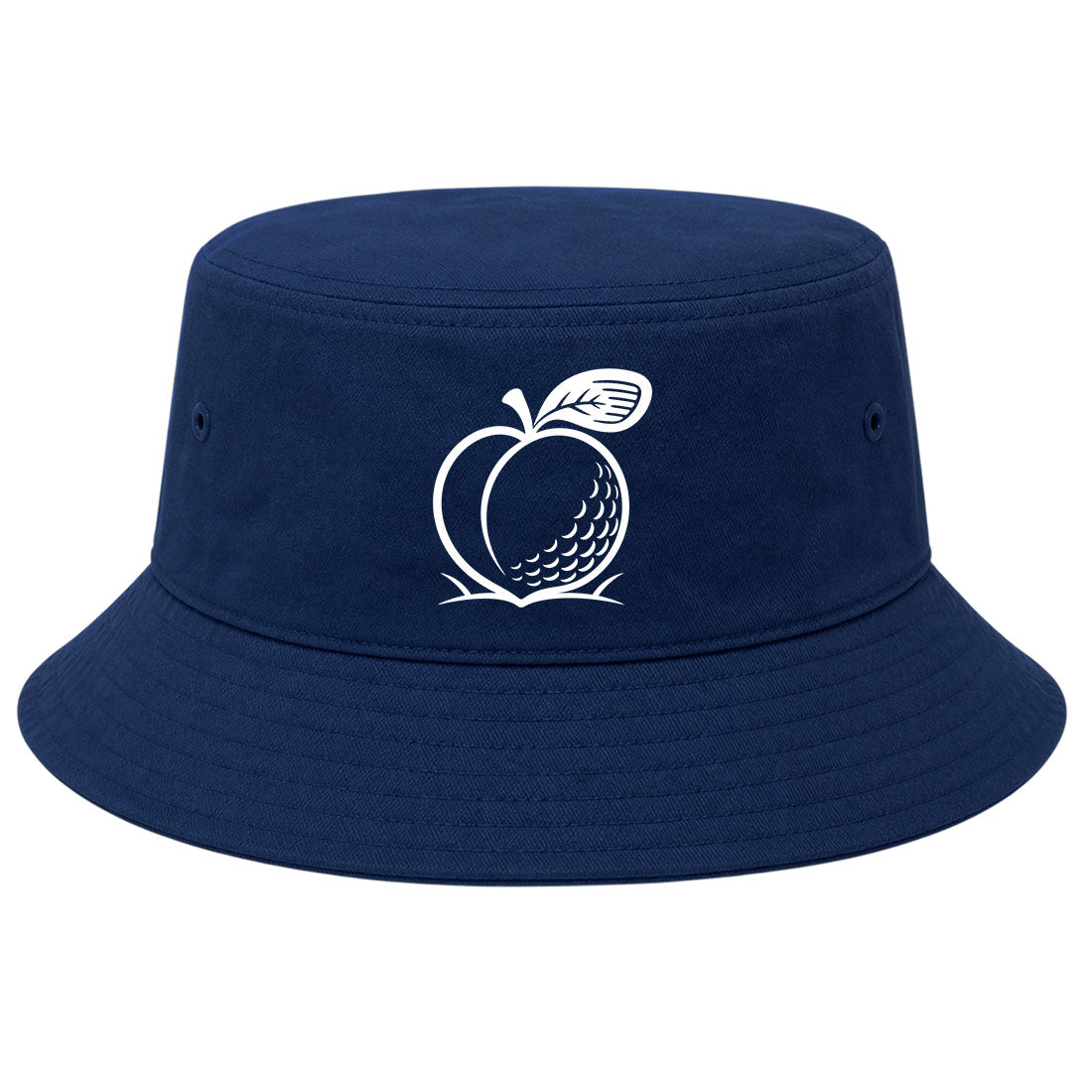 Navy Georgia Peach Golf Bucket Hat