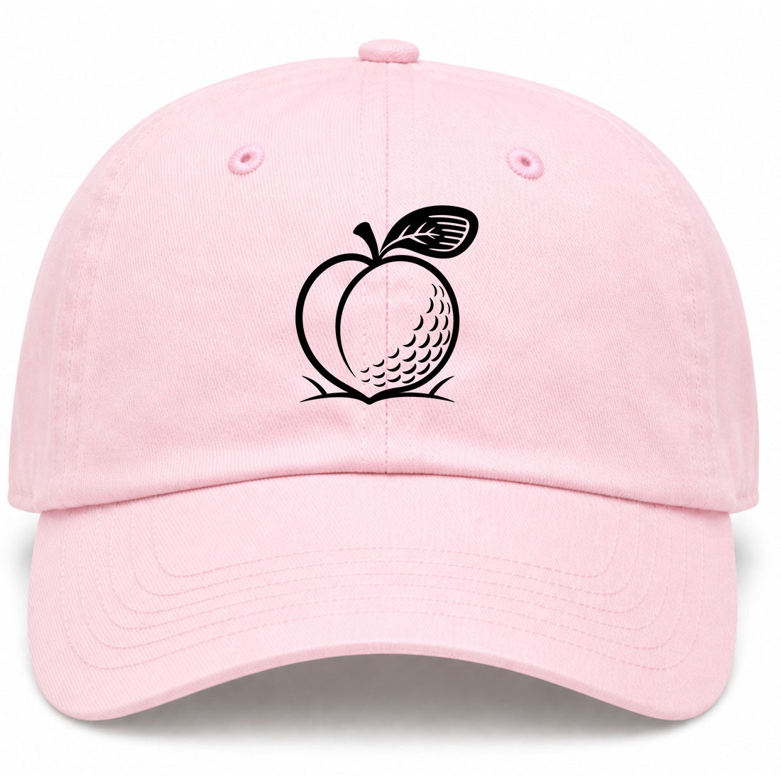 Pink Georgia Peach Golf Dad Hat
