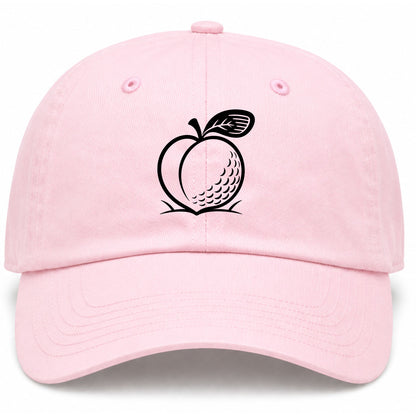 Pink Georgia Peach Golf Dad Hat