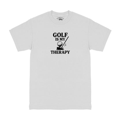 White Golf Is My Therapy Men's T-Shirt