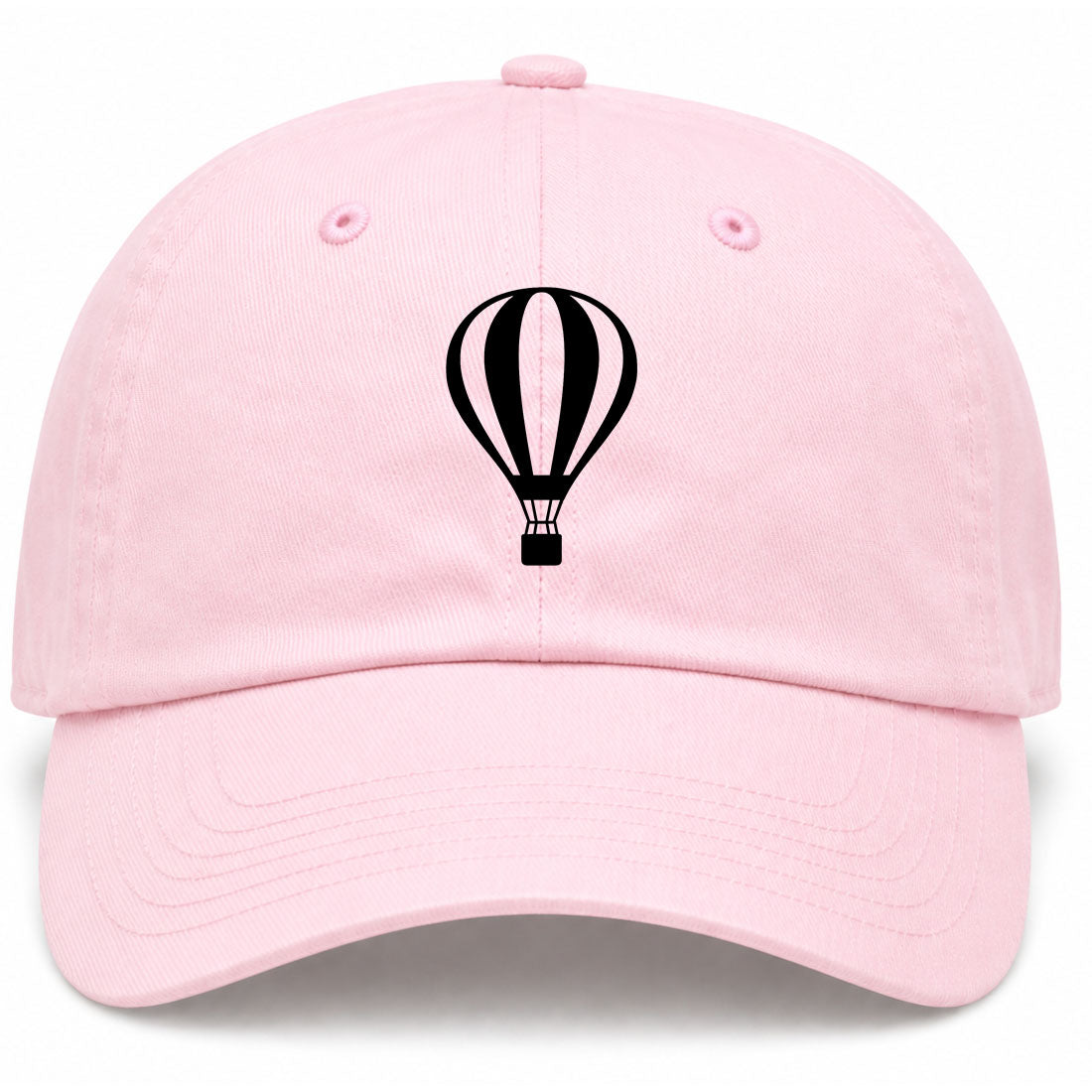 Pink Hot Air Balloon Golf Dad Hat