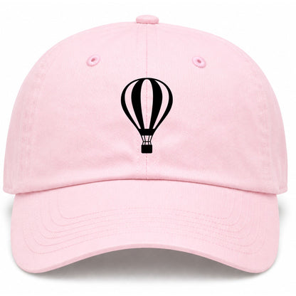 Pink Hot Air Balloon Golf Dad Hat