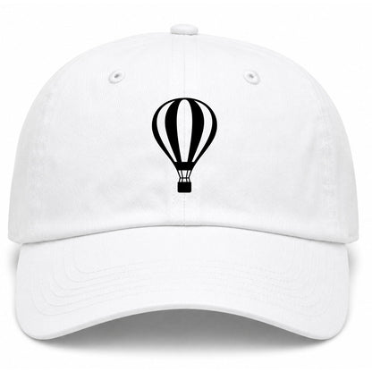 White Hot Air Balloon Golf Dad Hat