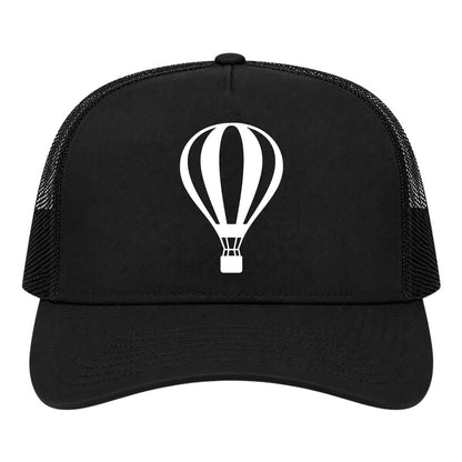 Black Hot Air Balloon Golf Trucker Hat