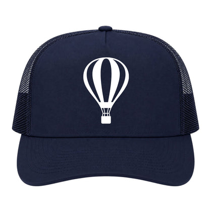 Navy Blue Hot Air Balloon Golf Trucker Hat