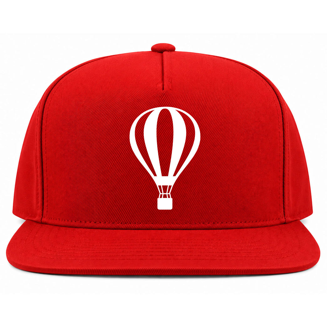 Red Hot Air Balloon Golf Snapback Hat