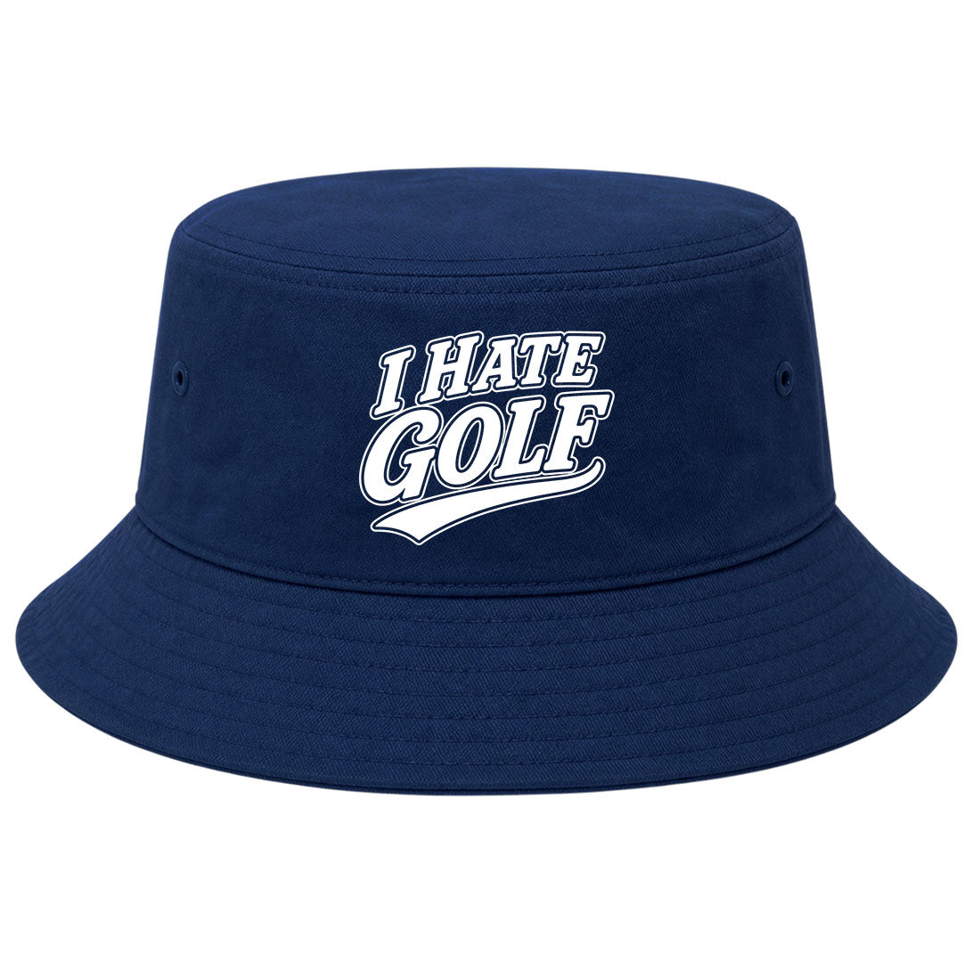 Navy I Hate Golf Bucket Hat