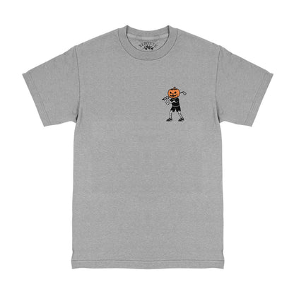 Grey Jack-O-Lantern Skeleton Golf Men's T-Shirt