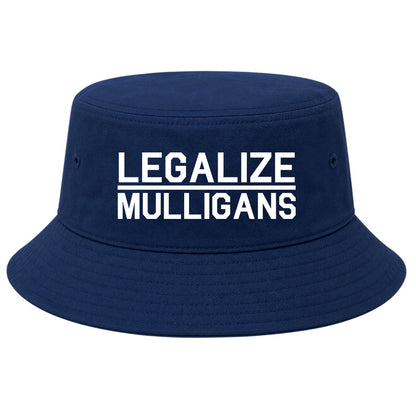 Navy Legalize Mulligans Golf Bucket Hat