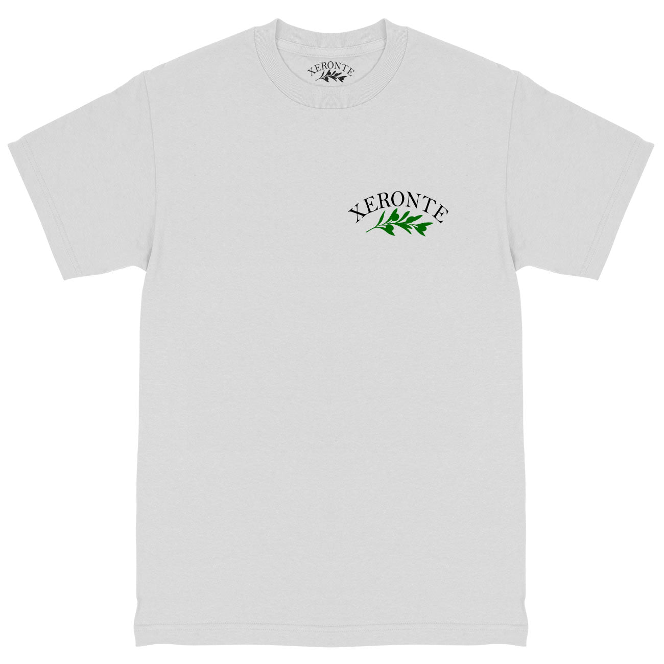 White Olive Branch Chest Mens T-Shirt