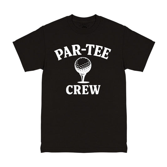 Par-Tee Crew Golf Men's T-Shirt Black