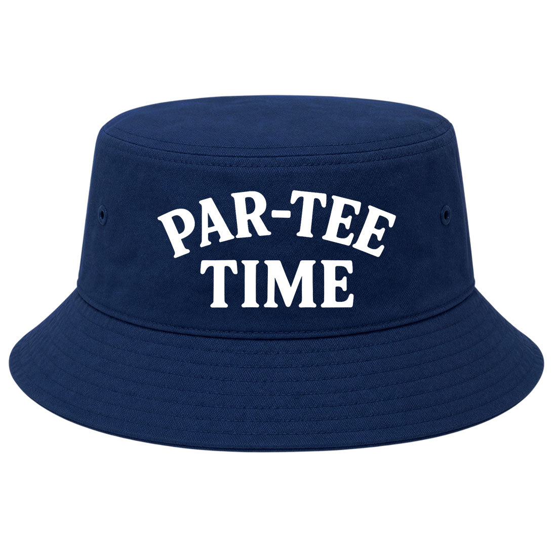 Navy Par Tee Time Funny Golf Bucket Hat