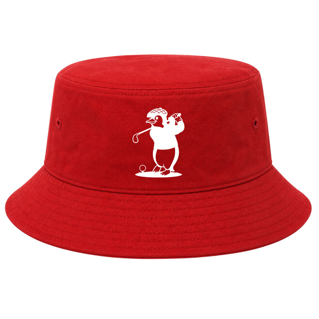 Red Penguin Golf Bucket Hat