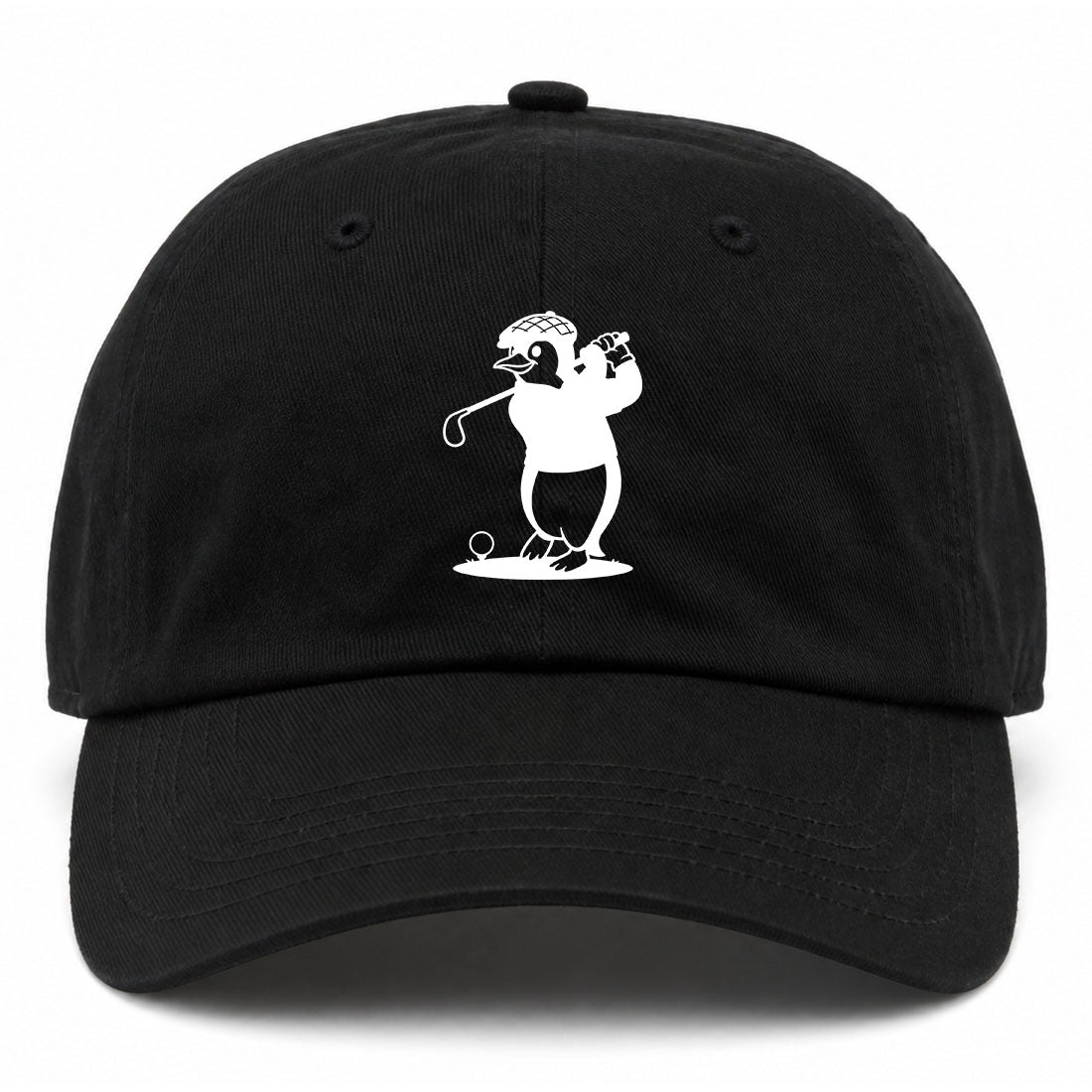 Black Penguin Golf Dad Hat