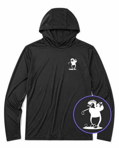 Black Penguin Men's Lightweight Performance Golf Hoodie