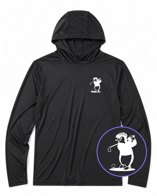 Black Penguin Men's Lightweight Performance Golf Hoodie