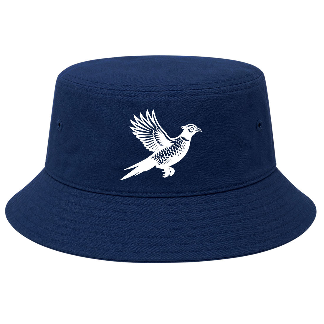 Navy Pheasant Hunting Bird Golf Bucket Hat