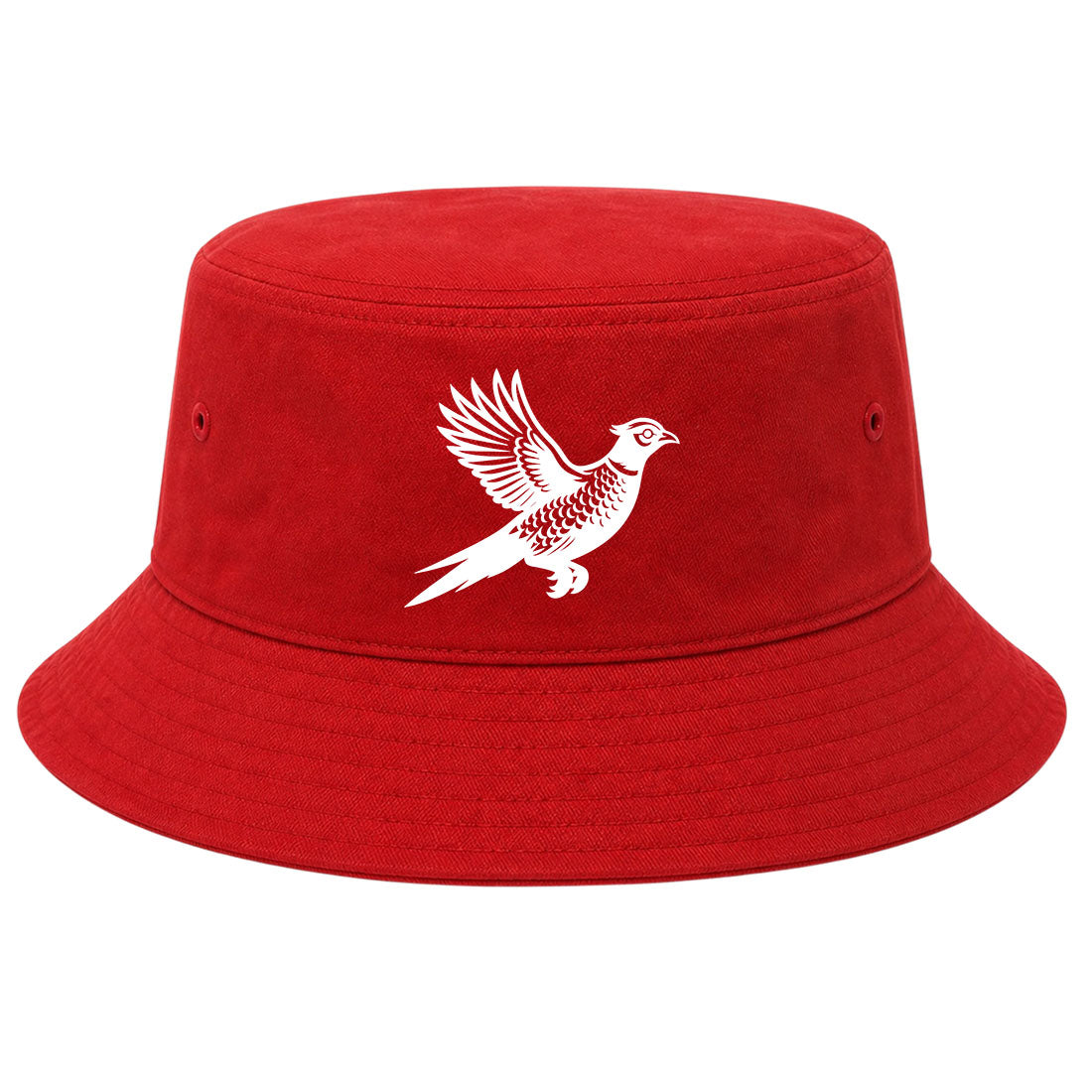 Red Pheasant Hunting Bird Golf Bucket Hat