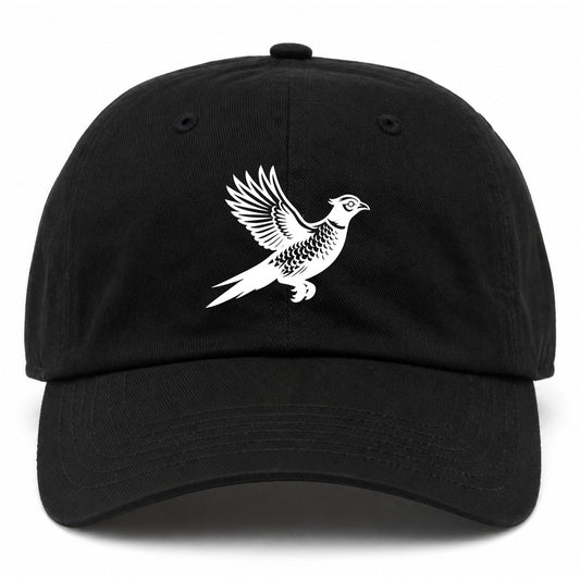 Black Pheasant Hunting Bird Golf Dad Hat