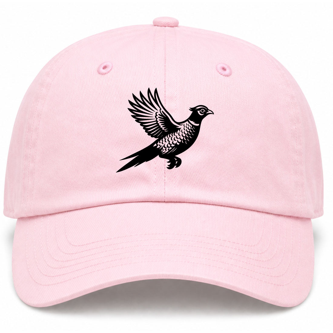Pink Pheasant Hunting Bird Golf Dad Hat