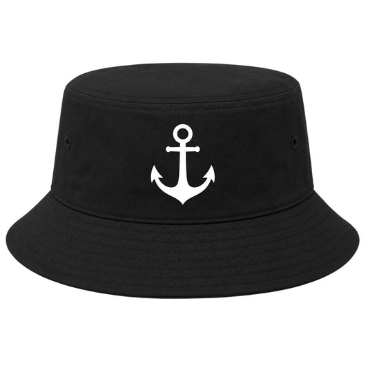 Black Ship Anchor Golf Bucket Hat