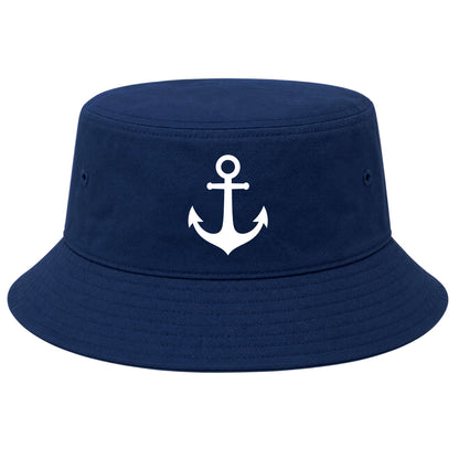 Navy Ship Anchor Golf Bucket Hat
