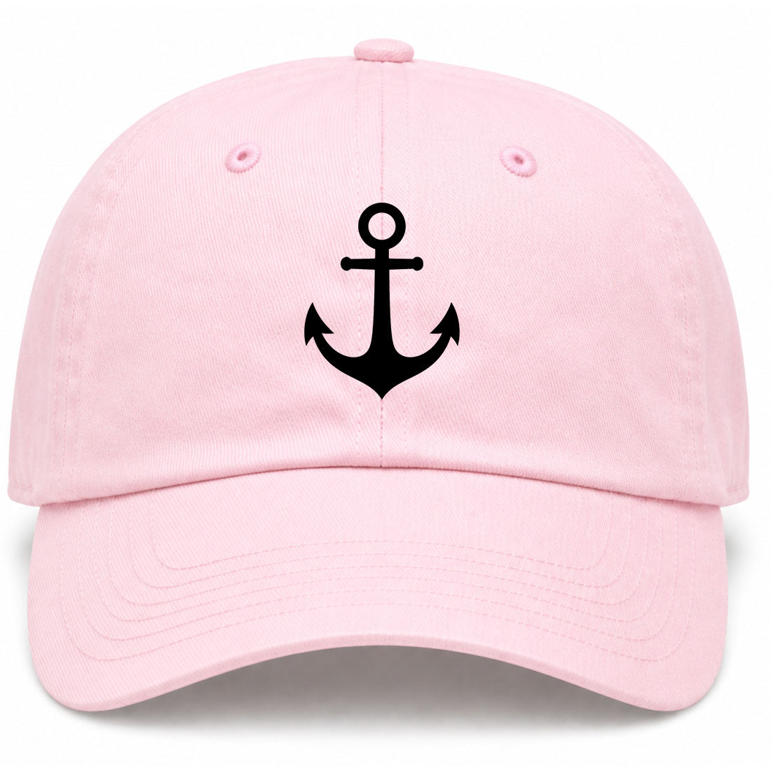 Pink Ship Anchor Golf Dad Hat