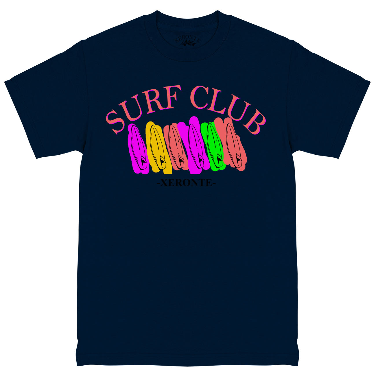 Navy Blue Surf Club Mens T-Shirt