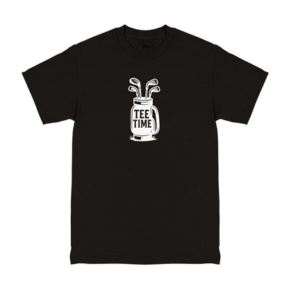 Black Tee Time Golf Men's T-Shirt