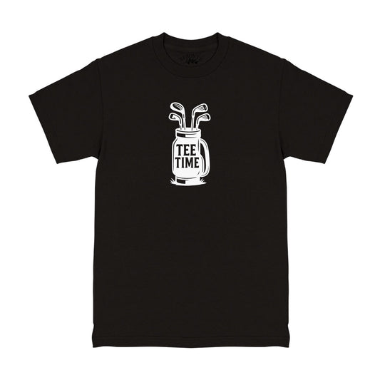 Black Tee Time Golf Men's T-Shirt