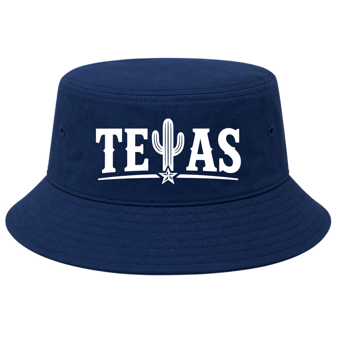 Navy Texas Cactus Golf Bucket Hat