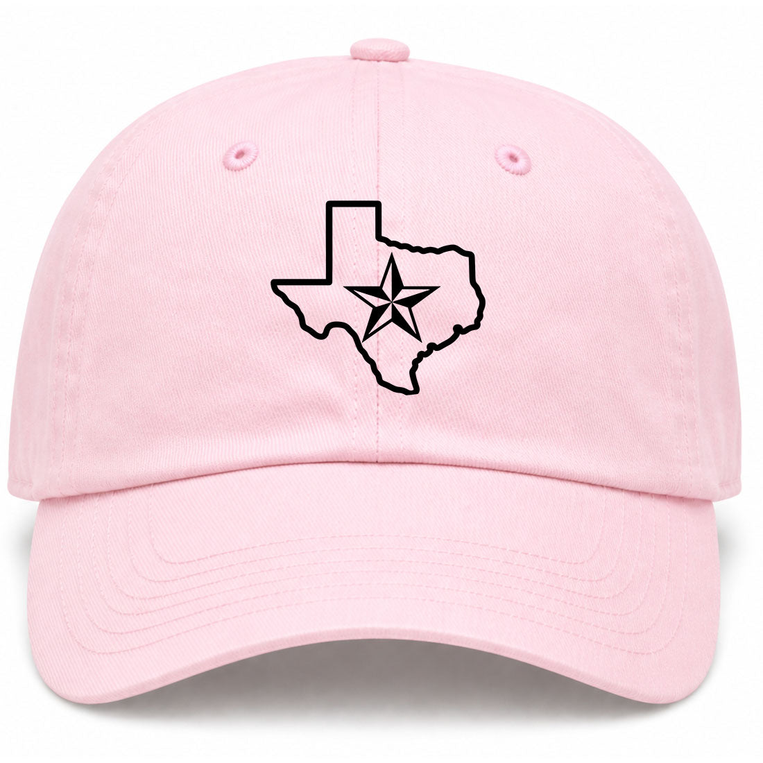 Pink Texas Lone Star State Golf Dad Hat