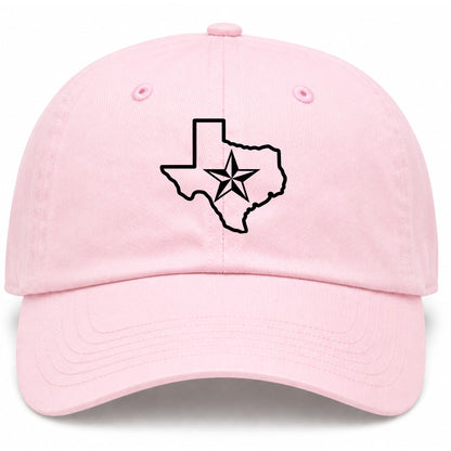 Pink Texas Lone Star State Golf Dad Hat