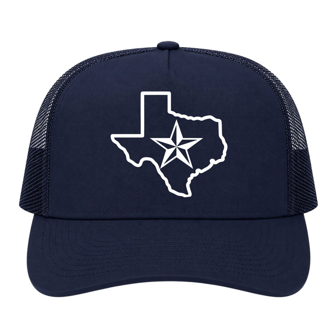 Navy Blue Texas Lone Star State Golf Trucker Hat
