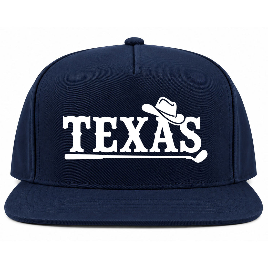 Navy Blue Texas Western Golf Snapback Hat