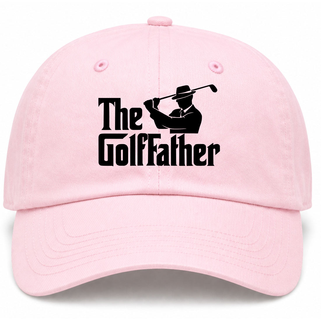 Pink The Golf Father Funny Golf Dad Hat