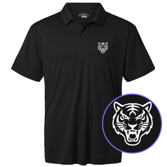 Black Tiger Men's Golf Polo Shirt