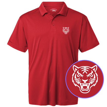 Red Tiger Men's Golf Polo Shirt