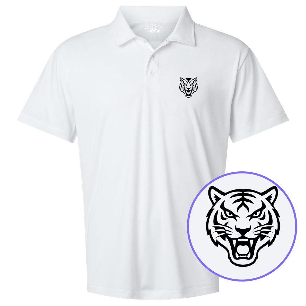 White Tiger Men's Golf Polo Shirt