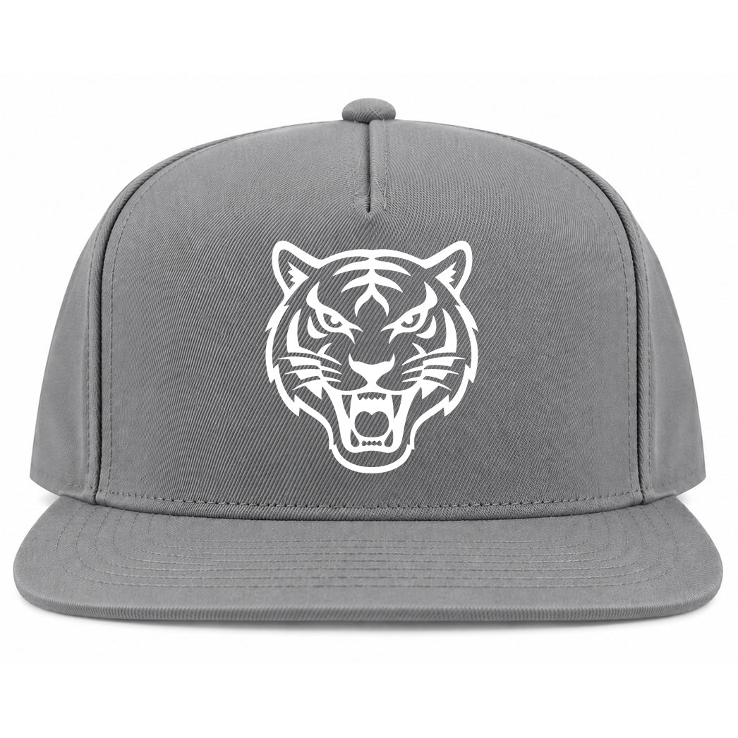 Grey Tiger Golf Snapback Hat