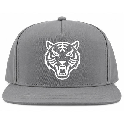Grey Tiger Golf Snapback Hat