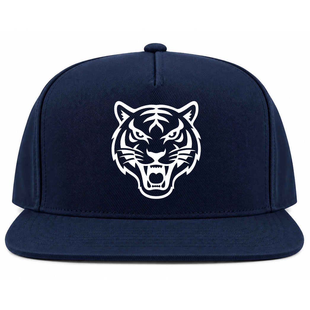 Navy Blue Tiger Golf Snapback Hat